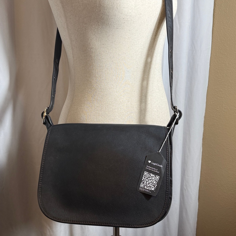 Coach Limited Edition 75th Anniversary 1941 Legacy Saddle Bag Black With DustBag